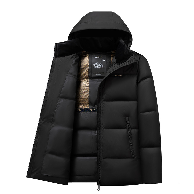 鹅绒爸爸冬装加厚保暖羽绒服外套