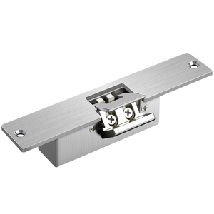 门禁电锁口 阴极锁 玻璃门夹锁 无框玻璃门禁锁电锁夹电控锁12V