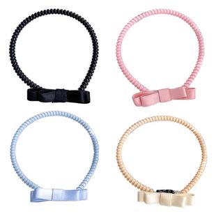 蝴蝶结电话线发圈发箍2025新款高级感扎头发发绳甜美百搭发带头饰