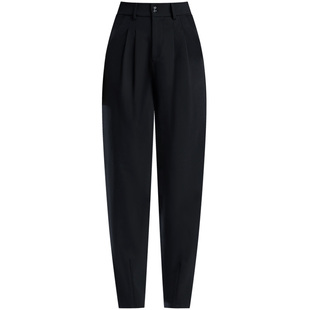 布琳达萝卜哈伦裤女2025新款春秋大码显瘦束脚工装裤休闲高腰靴裤