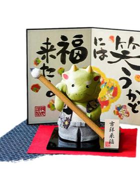 龙年生肖家居摆件装饰品日式