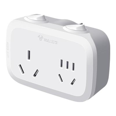 公牛插头一转三独立开关无线插座