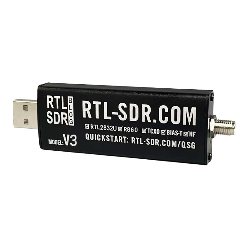 RTL-SDR V3 R860 RTL2832U 软件无线电接收机 SDR收音机500K-1.7G