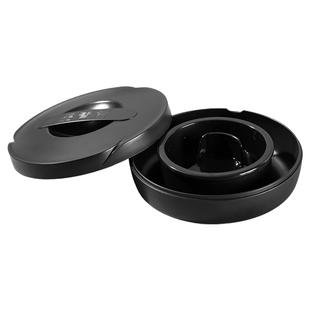 得力墨青言墨池砚台文房四宝保湿防蒸发可搁笔多功能砚台书法国画初学者适用