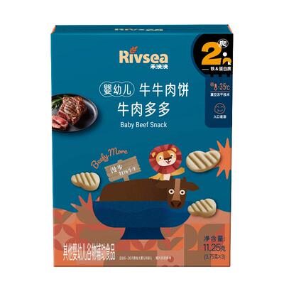 禾泱泱婴幼儿牛肉多多溶豆饼干