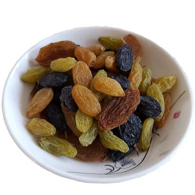 新货四色混合装500g无核葡萄干