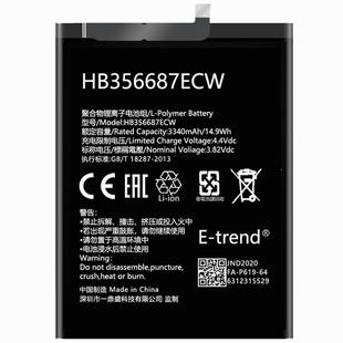 etrend适用于华为nova3电池3e 3i novo4 4e手机ANE-AL00三电板HB386589ECW更换356687大PAR-AL00容量四366481