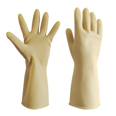 快乐娃塑胶劳保工作耐磨皮手套