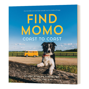 英文原版 Find Momo Coast To Coast 让我们找到莫莫2 宠物摄影 互动书 英文版 进口英语原版书籍儿童外文书