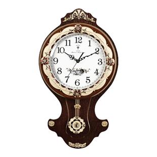 北极星钟表挂钟客厅家用简约时钟挂墙摆钟欧式时尚仿古静音石英钟