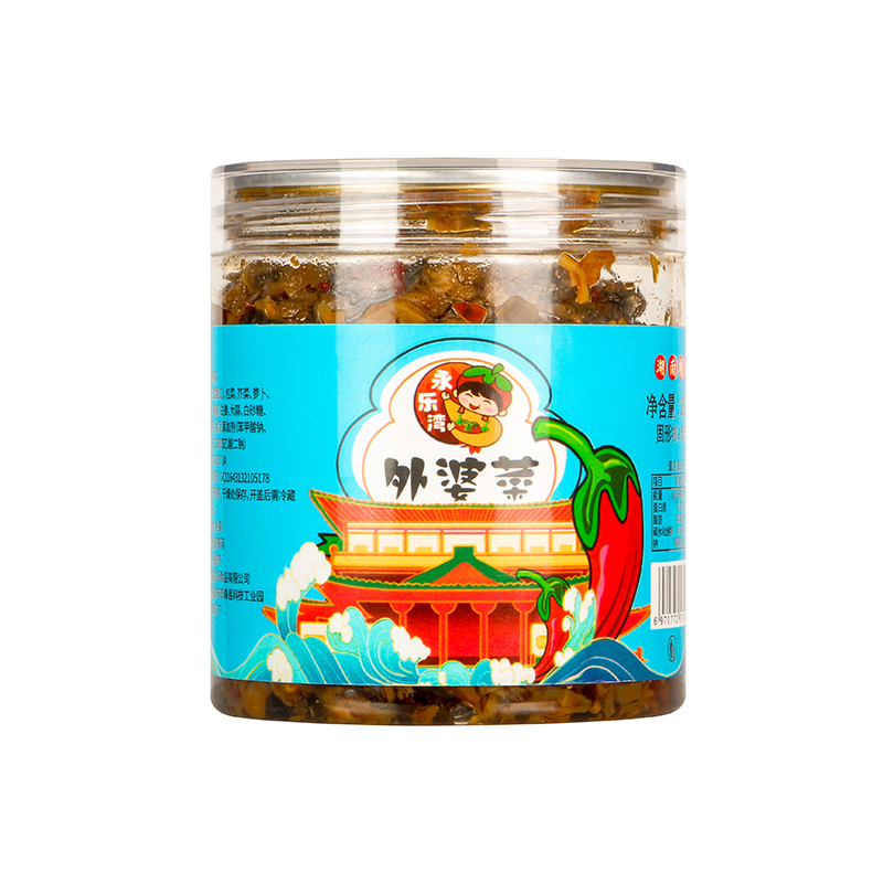 永樂(lè)灣湘西外婆菜開(kāi)胃下飯菜腌菜香辣醬菜咸菜臘肉梅干菜瓶裝即食
