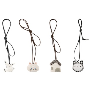 幼悠女童2026春季新款猫咪玩偶挂件时尚百搭儿童流行项链女孩配饰