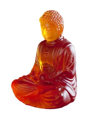 出品古法琉璃焰火释迦坐像卍字