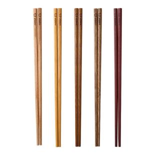 活力印象纯鸡翅木天然筷子无漆无蜡高端筷子儿童防发霉家用餐具