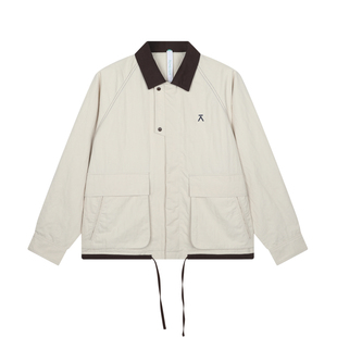 ACMEITEM爱棵米 户外撞色翻领夹克外套运动休闲扩版设计上衣男女