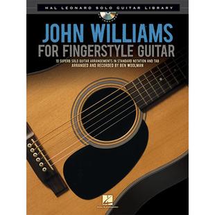 指弹吉他独奏 附CD 约翰 威廉姆斯 海伦德原版乐谱书 John Williams for Fingerstyle Guitar HL00116026