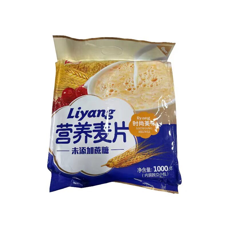 力扬无蔗糖即冲营养麦片1000g