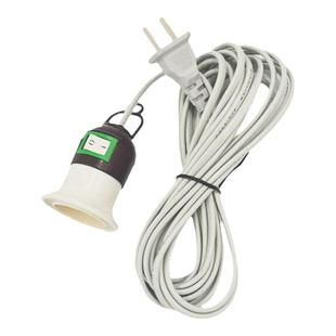 E27螺口灯座墙壁插座开关万向延长防水灯头普通螺旋家用插排包邮