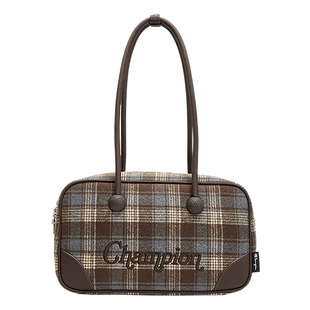 【丁禹兮同款】Champion冠军腋下包25秋冬新款男巧克力波士顿包女