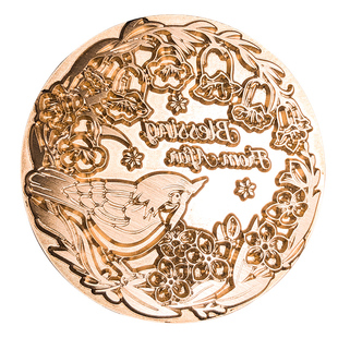 Lafa火漆印章风铃草与知更鸟火漆印章囍印喜印定制复古压纹印鉴