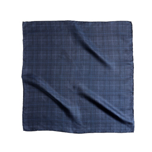 搭西装衬衫真丝小方巾男士丝巾2025新款秋冬高级感护颈领巾桑蚕丝