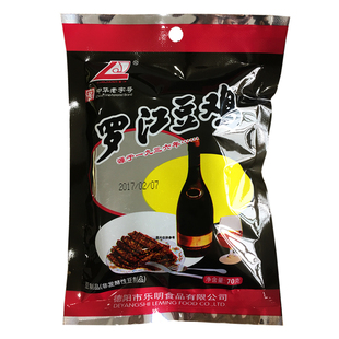 罗江豆鸡70g 四川特产德阳传统素食豆制品豆皮卷休闲零食麻辣小吃