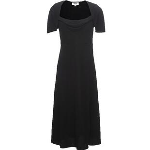 【ONLY奥莱】春季新款时尚两件套中长款荡领开叉连衣裙女