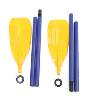 皮划艇 充气船塑料浆塑料船桨橡皮艇船浆 表演专用道具