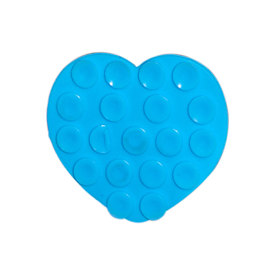 壳试验手机爱心吸盘天蓝色