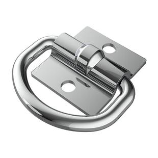 不锈钢D型扣拖车绳钩子货车拉环卧环地板钩拉扣车厢配件挂绳拉手