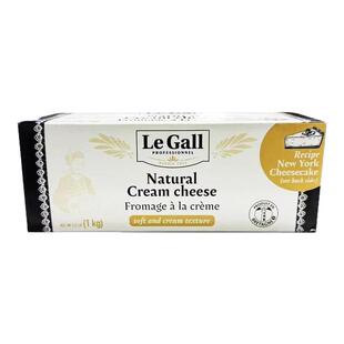 法国进口雅高勒奶油芝士1kg 原制干酪乳酪巴斯克芝士奶盖蛋糕原料