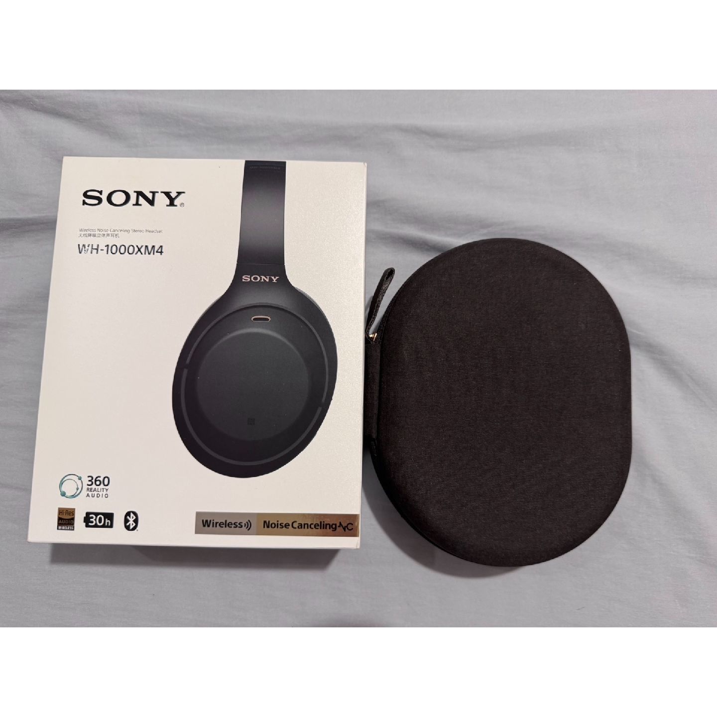 可维修议价  WH1000XM4头戴式99新仅用过一两次带包装盒和盒功能图片