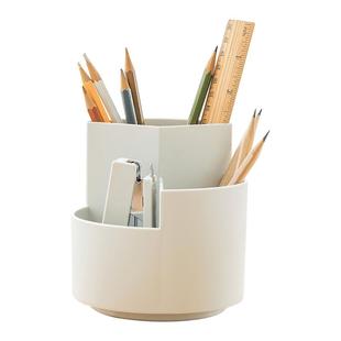 日系360度旋转笔筒大容量简约现代学生办公室桌面文具用品多功能收纳盒创意少女心ins儿童男孩可爱摆件笔插架