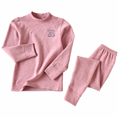 秋冬男女童德绒保暖套装