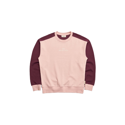 DifferentRiver撞色拼接圆领卫衣