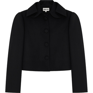 【SALE】【SHUSHUTONG】蕾虎休闲简约双层领西装式短夹克外套上衣