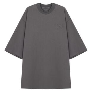 YOUWEI有尾2024秋季内搭短袖T恤美式贴布绣廓形Y1124301