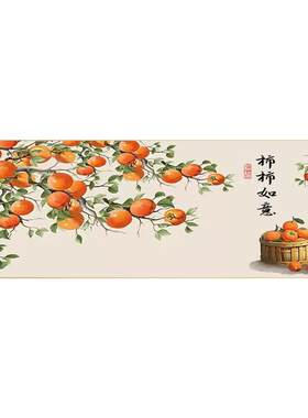 柿柿如意钻石画卧室满钻