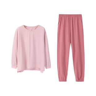 【夏款清仓低至5折】安之伴睡衣睡裙女短袖套装情侣可外穿家居服