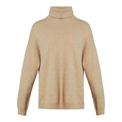 羊绒衫KingDeer/鹿王堆堆领纯色