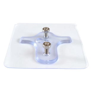 免打孔毛巾架双孔可调节安装螺丝防水强力胶免钉子无痕螺丝贴挂件