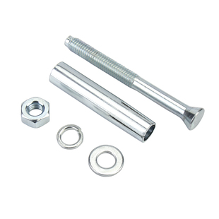 国标铁镀锌膨胀螺丝彩锌外膨胀螺栓拉爆爆炸螺钉膨胀管M8M10M12mm