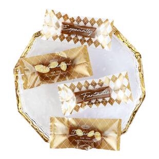 原创圣诞糖果袋牛轧糖包装袋太妃糖袋可爱糖果机封袋烘焙食品包装