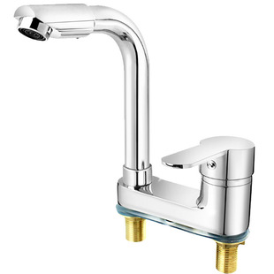 面盆龙头卫生间水龙头冷热洗脸盆台上盆洗手盆洗手池双孔三孔家用