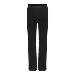 COLDSTONE基础水洗夜幕黑牛黑色微喇牛仔裤弹力纯色百搭长裤男女