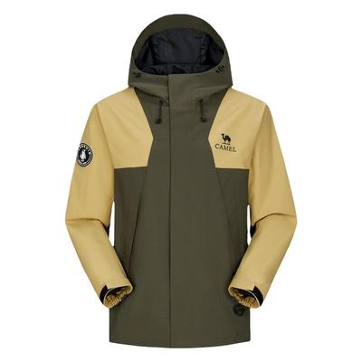 骆驼蛟龙|运动防风外套男士户外情侣企鹅防水防风保暖登山服夹克