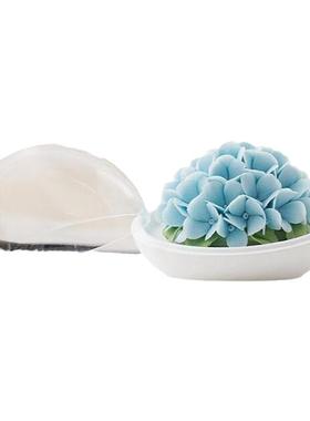 德化手捏十二花神陶瓷花礼品装饰