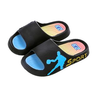 儿童凉拖鞋夏季男士外穿2025新款防滑室内男女中大童洗澡亲子拖鞋