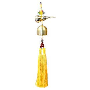 宗善开口开盖纯铜葫芦铜铃铛风铃家居装饰汽车挂件挂饰招财保平安