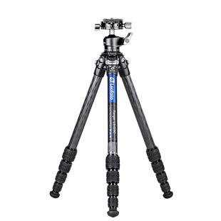 Leofoto/徕图LS224/225C+LH25R无中轴便携10层碳纤相机摄影三脚架